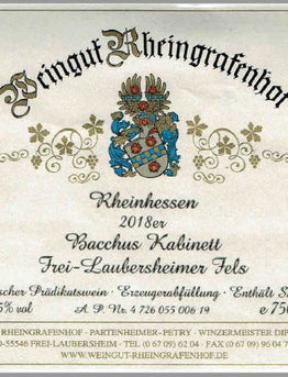 GERMAN WINE FROM WEINGUT RHEINGRAFENHOFF - PARTENHEIMER PETRY