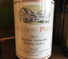 2012 Riesling Auslese, Studert Prum Wehlener Sonnenuhr