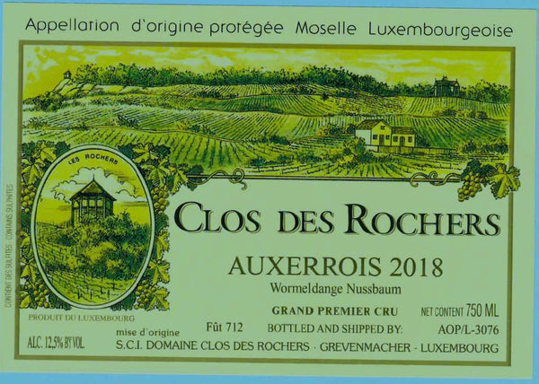 2021 Auxerrois Grand Premier Cru, Bernard Massard - Garland Wines