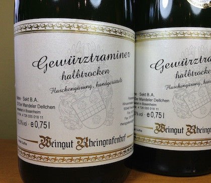 Gewürztraminer, Half Dry, Sparkling (Halbtrocken Sekt) - Gold Medal - Garland Wines