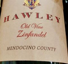 Hawley  Old Vine Zinfandel 2016