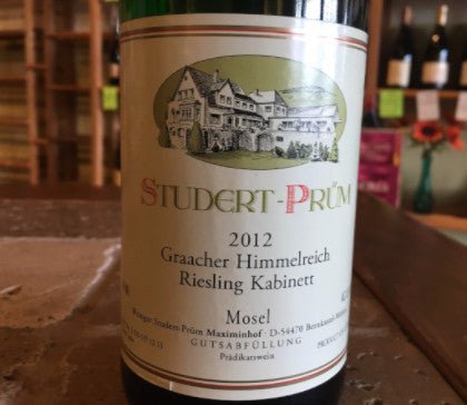 2012 Studert-Prüm Riesling, Kabinett, Graacher Himmelreich Mosel Germany - Garland Wines
