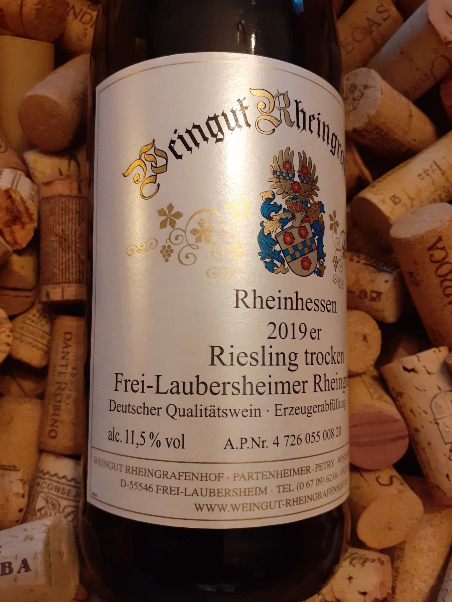 Germany- Riesling Rheinhessen, Wines Medal Wines 2019 Garland Silver - | Trocken Garland (DRY)